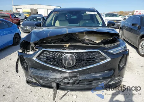 2022 Acura Mdx Advance z USA, uszkodzony, nr VIN 5J8YE1H80NL022351
